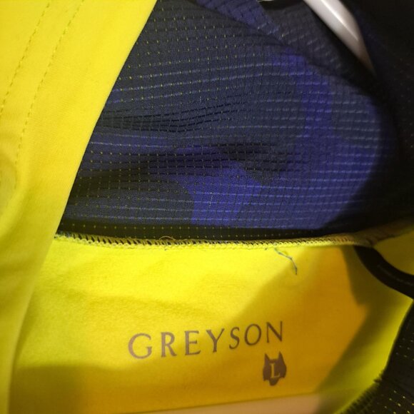 Greyson Hoodie Mens Yellow Cokato Sport Light Stretch Golf Pullover Radium Large - Picture 9 of 10